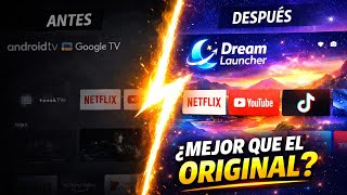 Dream Launcher en Android TV y Google TV 🚀 ¿Vale la pena? Review + Instalación