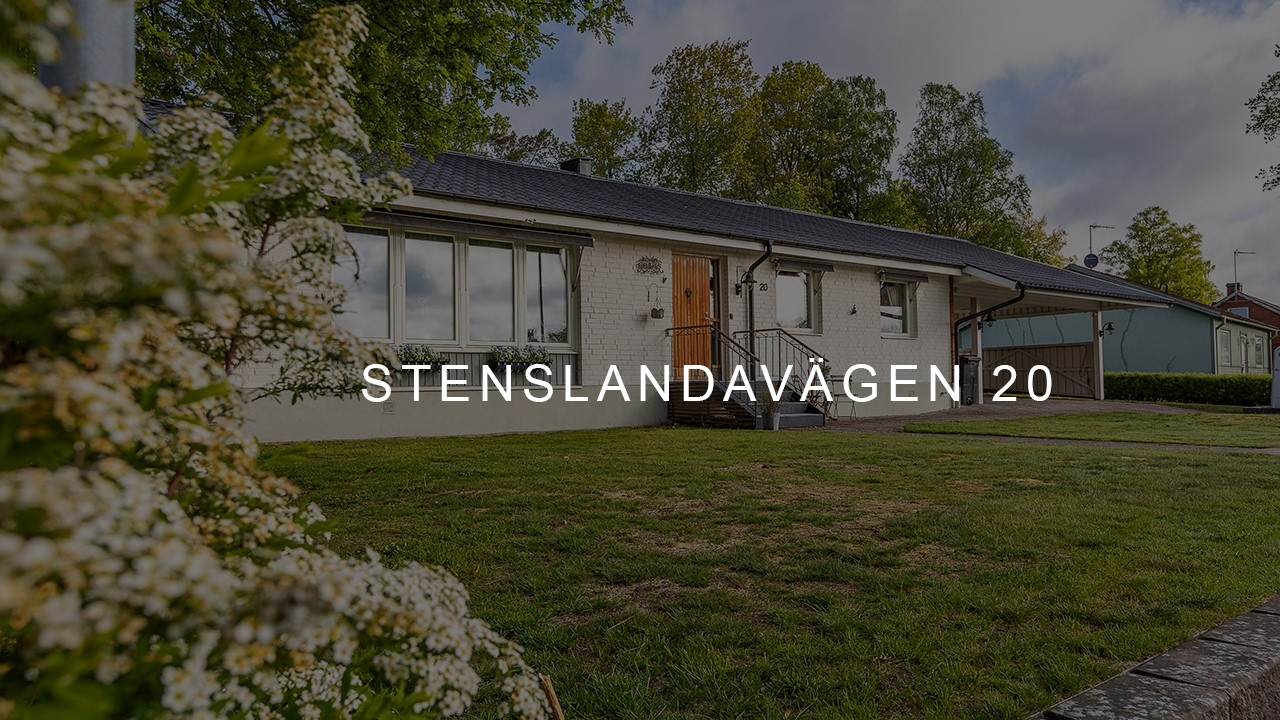 5 rum Villa på Stenslandavägen 20 Ingelstad Växjö kommun - video