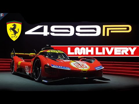 Ferrari Reveal 2023 Le Mans Hypercar Livery | 499P