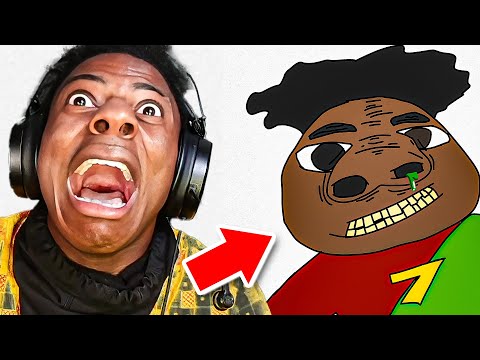 iShowSpeed reacts to His FAN ARTS *FUNNY* 😂