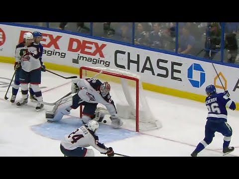 Is this the save of the year from Tarasov??