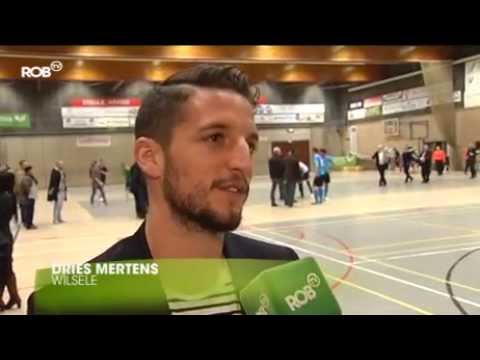 Dries Mertens op bezoek bij ZGLeuven