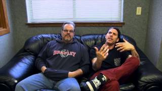 Greg's Big Black Couch with Steve-O