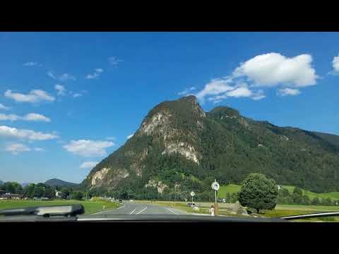 Autofahrt, Strass im Zillertal nach St. Gertraudi, Tirol