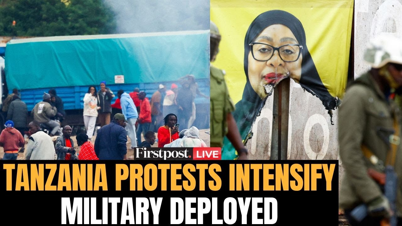 LIVE: Tanzania Erupts in Protest Over 'Rigged' Elections | Samia Suluhu Hassan | Blackout