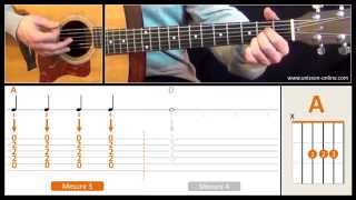 Jouer Love is all (Roger Glover & The Butterfly Ball) - Cours guitare. Tuto + Tab