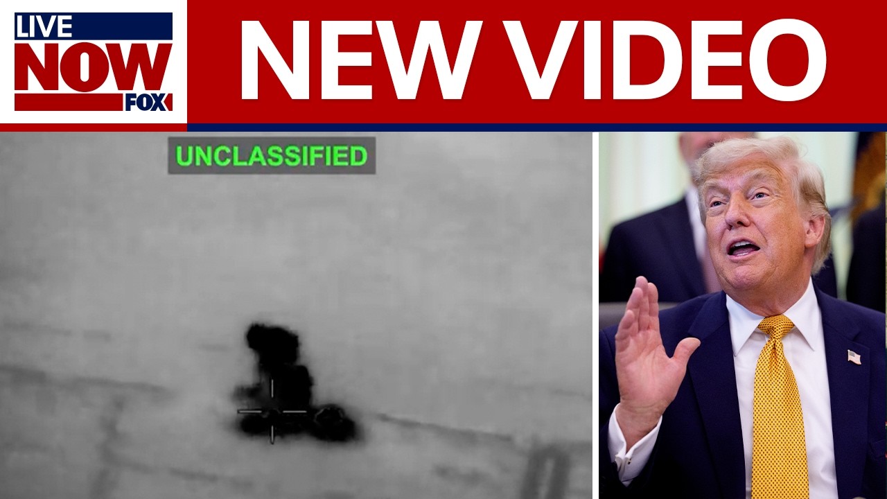 CENTCOM releases new video of US strikes on Iran
