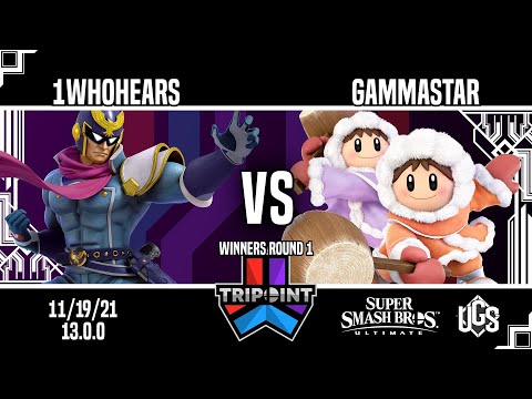 Tripoint Smash 121 - Winners Round 1 - 1whohears(Captain Falcon) Vs. GammaStar(Ice Climbers)