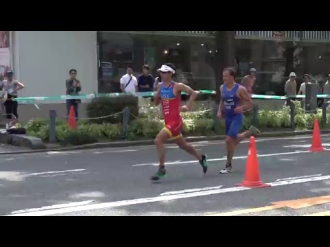 2016 ITU World Triathlon Yokohama - Elite Men's Run No.1, No.35