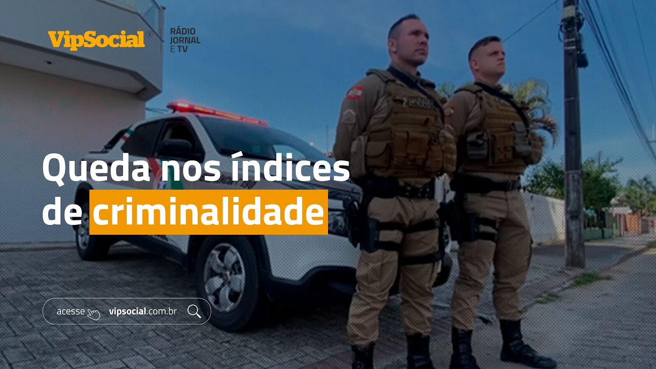 Tijucas registra queda nos índices de criminalidade