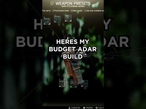 Escape From Tarkov on a Budget: ADAR Build Guide! LIKE & SUBSCRIBE #escapefromtarkov #shorts