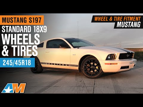Mustang S197 | Standard 18x9" | 255/45R18 | W&T Fitment
