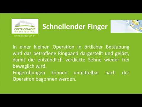 OP Info schnellender Finger