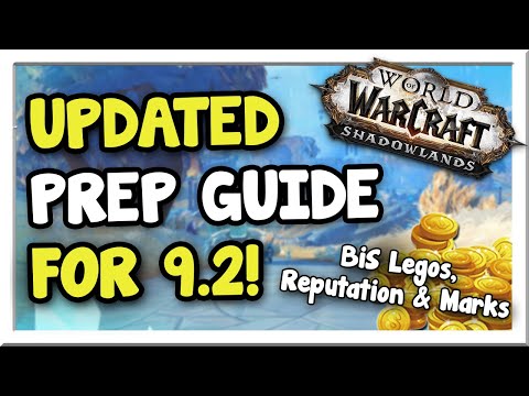 How to Prep for 9.2 UPDATED Goldmaking Guide! BiS Gear & Marks | Shadowlands | WoW Gold Making Guide