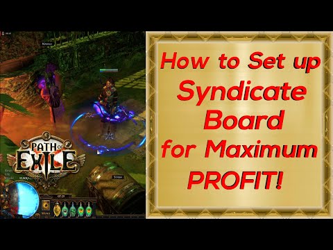 Works in PoE 3.13 - How to Set Up SYNDICATE BOARD for Maximum PROFIT! Step by Step Guide