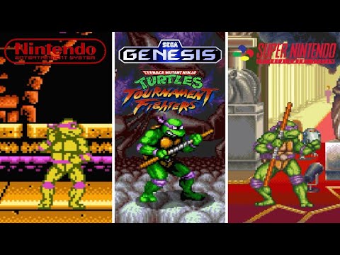 Teenage Mutant Ninja Turtles: Tournament Fighters [1993] NES vs Genesis vs SNES (Version Comparison)