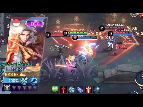 Lancelot - 'Royal Matador' MVP 10 KILL🔥 With great Teammates! | Survival Mode | Mobile Legends