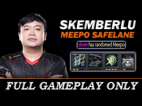 First Pick Random, Skemberlu Meepo Safelane - Full Gameplay Meepo #186