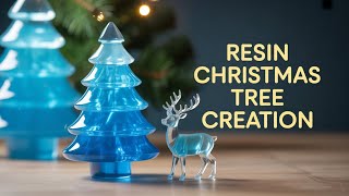 #435|Oh Christmas Tree: First Resin Pour In My New Handmade Mold