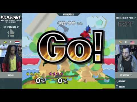 Kickstart 11 - Amsah (Sheik) vs G2 | Westballz (Fox, Falco) - Winners' R3