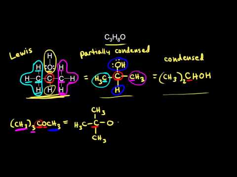 Condensed structures | Structure and bonding | Organic chemistry | Khan Academy