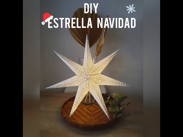 Vídeo relacionado con Pantalla de luz de estrella de papel amarilla de 60 cm, linterna colgante para decoración de ventanas de Navidad, fiestas, bodas y decoración del hogar, estrella plegable de 5 puntos (2)