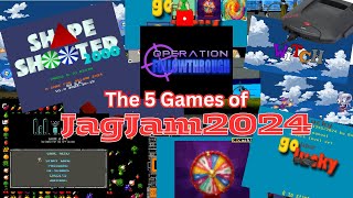 The Games of JAGJAM2024 (Atari Jaguar Homebrew)
