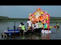 Big Ganesh Nimajjanam 2023 Ganpathi Visarjan 2023 Ganesh Immersion 2023 In Lake