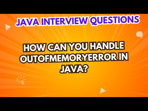 How can you handle OutOfMemoryError in Java? | Java Interview Questions