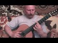 Ніч яка місячна (The Night is so Moonlit - Ukrainian folk) guitar ...