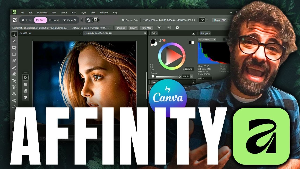 AFFINITY by CANVA 🤯 CORSO COMPLETO per la GRAFICA, il DESIGN e il FOTORITOCCO