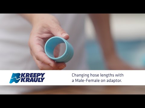 Kreepy Krauly - Troubleshooting - Changing Hose lengths with the new Male - Female on adaptor