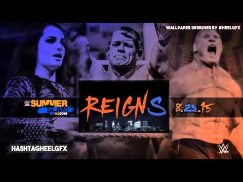 2015 WWE SummerSlam Official Promo Theme Song   Do You Feel Alive + Download Link ᴴᴰ