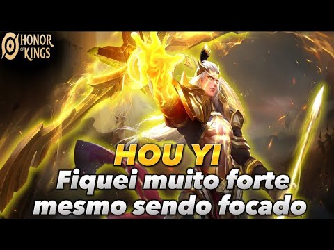 COMO JOGAR DE HOU YI MESMO SENDO FOCADO A PARTIDA TODA | HONOR OF KINGS