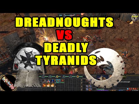 Epic 4v4 Battle Black Templars vs Deadly Tyranids - Dawn of War II Codex Edition #warhammer40k #dow2