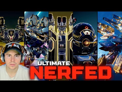 Most Expensive Robots In The Game Get HUGE Nerfs... Ultimate Equipment Rebalance | War Robots