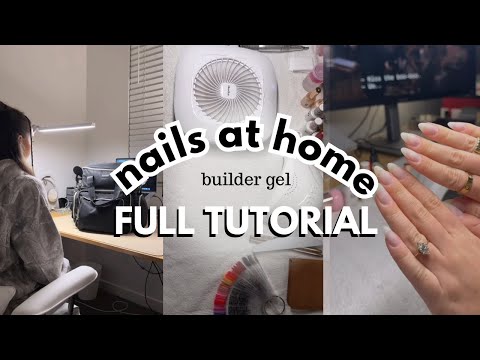 In-Depth Builder Gel Nails at Home Tutorial 💅🏼🌟
