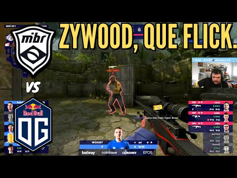 ZYWOOD JOGA MUITO!! MIBR vs OG MD1 - BLAST PREMIER - CSGO HIGHLIGHTS | GAULES