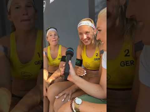 Sandra Ittlinger & Isabel Schneider Interview - Beach Volleyball female Germany - Beach Protour 2022