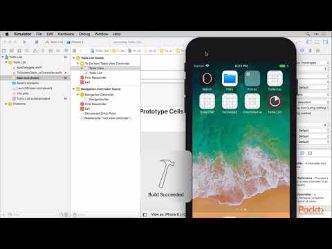 Saving Data in iOS Apps – Core Data and Realm: ToDo List Kickoff| packtpub.com