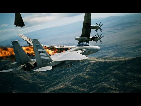 Ace Combat Skies Unknown Played with Cheats Mission 12