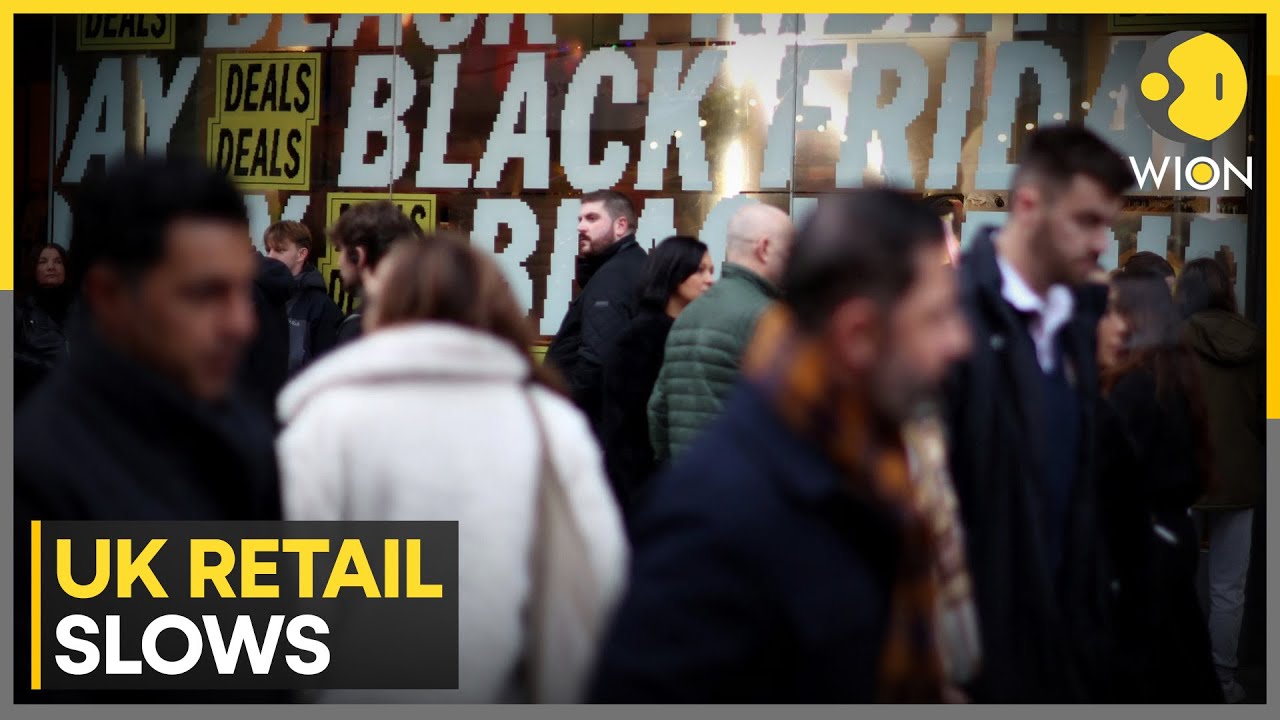 UK Retail Sales Growth Slows to 1.6% in October Amid Weak Consumer Confidence | WION