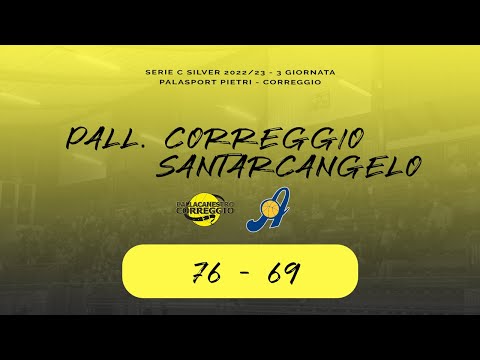 Pall. Correggio - Angels Santarcangelo