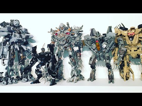 Transformers Movie Masterpiece MPM-08 MEGATRON Size Comparisons
