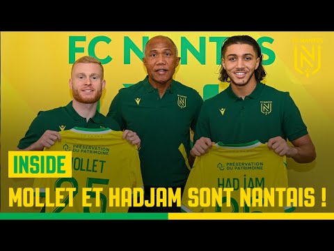 Florent Mollet et Jaouen Hadjam rejoignent le FC Nantes !