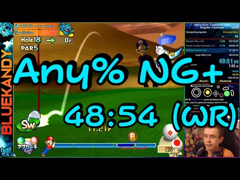 [WR] Mario Golf: Toadstool Tour Any% NG+ Speedrun in 48:54