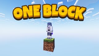 【 Minecraft 】はじめてのワンブロック生活！！⛏🌳【小清水 透 / にじさんじ】
