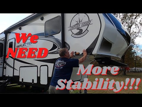 MORryde 5th Wheel Cross Brace Landing Gear and Hitch Mounted Stabilizer | Do they WORK???