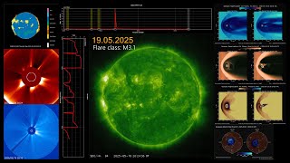 Solar flare: 19.05.2025 class M3.1