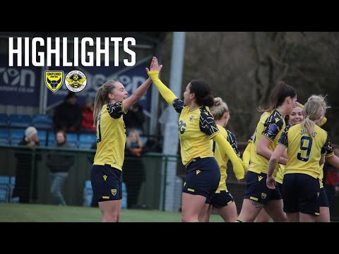 HIGHLIGHTS | Oxford United Women 6-1 Crawley Wasps